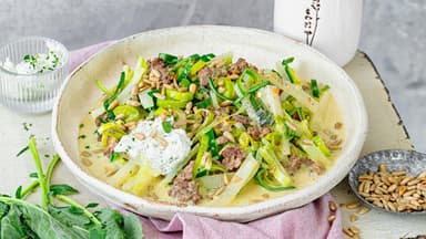 Gemüse-Hackfleisch-Pfanne 