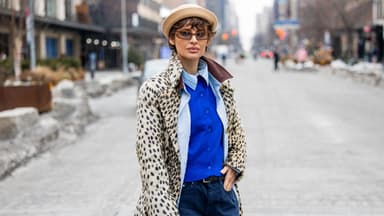 Ceruleanblau Streetstyle 