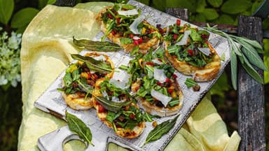 Bruschetta vom Grill 
