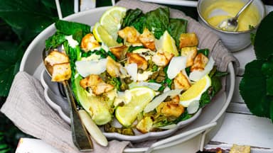 Gegrillter Caesars-Salat