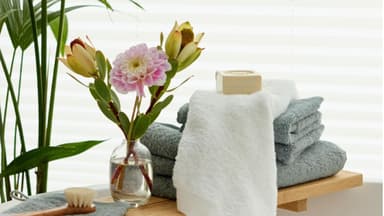 Ein stilvolles Badezimmer