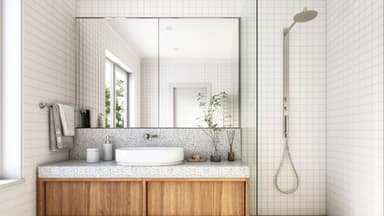 Ein modernes Badezimmer
