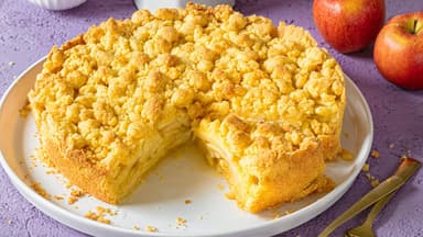 Einfacher Apfel-Streuselkuchen