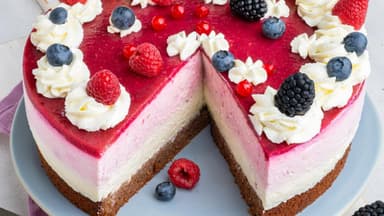 Beeren-Joghurt-Torte 