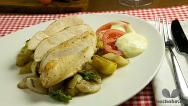 Hühnerbrust mit Tomaten-Mozzarella