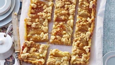 Apfeltarte mit Zimtstreuseln