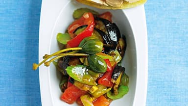 Auberginen-Caponata