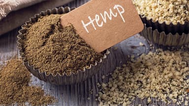 Backen mit Hanf