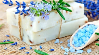 selbstgemachte Badeseife