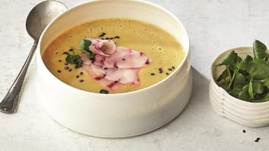Rezept für Cubio Suppe mit Brunnenkresse