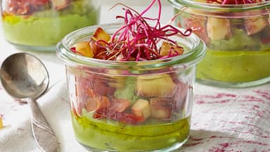 Das Rezept für die Avocadocreme ist basisch und besonders bekömmlich 