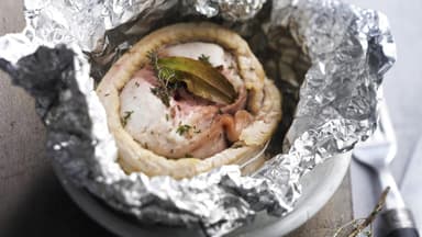 Dukan-Diät: Kaninchen in Alufolie
