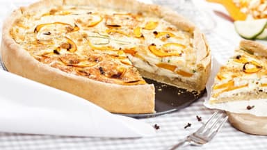 Rezept für leckere Kürbistarte