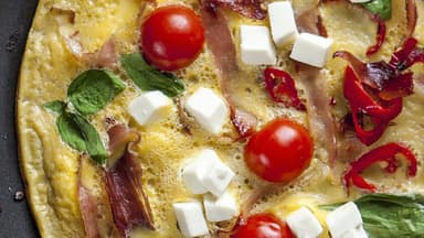 Laktosefreies Frühstücksomelett