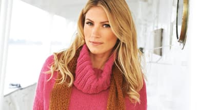 Pulli und Schal: Kuschel-Duo in Pink
