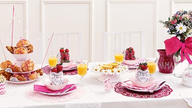 Gedeckter Tisch