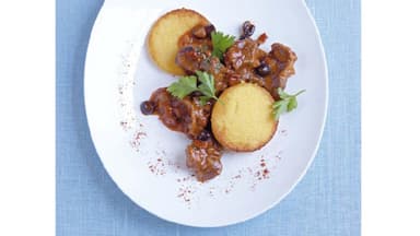 Polenta-Gulasch-Lasagne