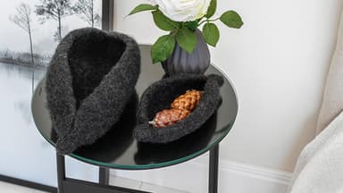 Häkelanleitung: gefilzte Schalen
