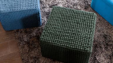 Haekelanleitung Sitz Pouf