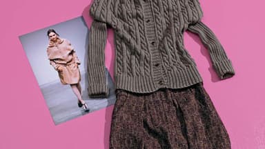 Strickanleitung Jacke mit Zopfmuster