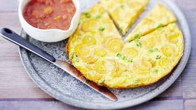 Karottentortilla mit Tomatensauce von Weight Watchers