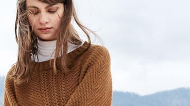 Kaschmir Kimono Pullover gratis Strickanleitung