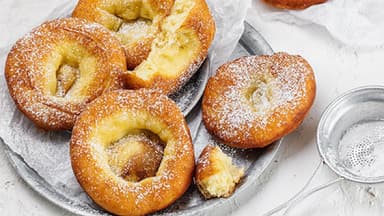 Kniekuechle Ausgezogene Bayerische Krapfen Rezept