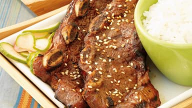 Koreanische Rinderrippen mit Barbecue-Marinade
