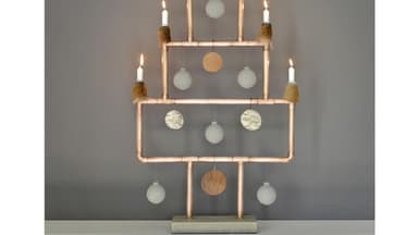 DIY-Anleitung für Kupferrohr-Tannenbaum 