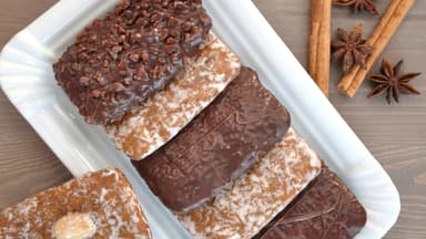 Lebkuchen-Kekse auf einem Teller