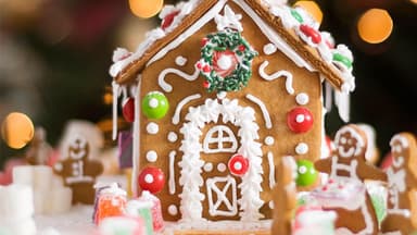 Lebkuchenhaus Deko