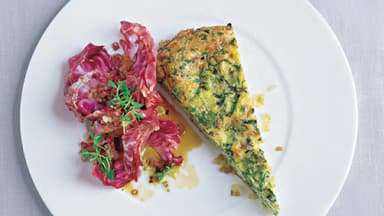 Mangold-Frittata nach dem Rezept von Sterneköchin Cornelia Poletto 