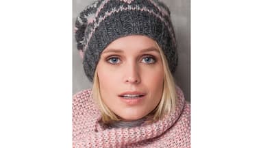Strickanleitung für Mütze im Jacquardmuster