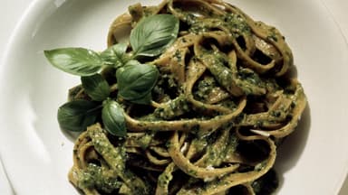 Pasta mit Pistazienpaste)