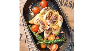 Plattes Huhn