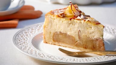 Bratapfel-Käsekuchen Rezept