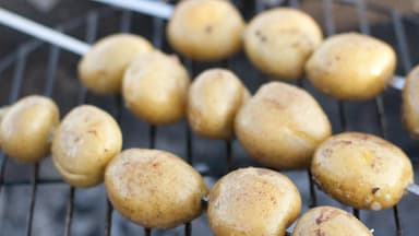 Rezept gegrillte Kartoffelspieße