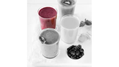Rote-Bete-Blaubeer-Smoothie