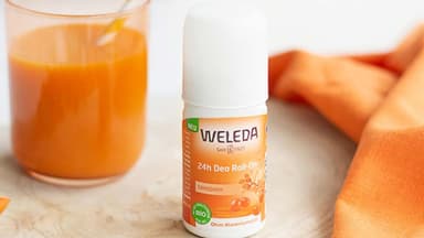 Neues Sanddorn 24 h Deo Roll-On von Weleda