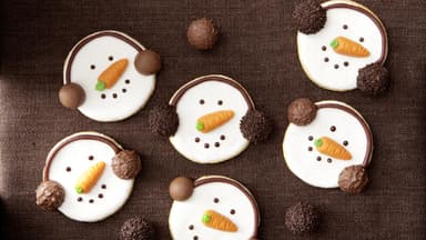 Schneemann-Kekse