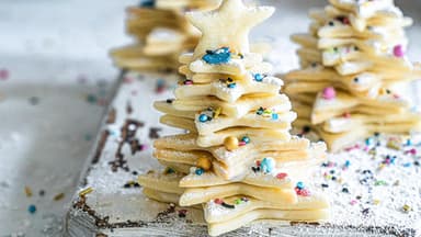 Schneetannen Plätzchen