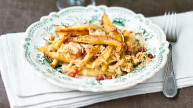 Schupfnudeln mit Sauerkraut