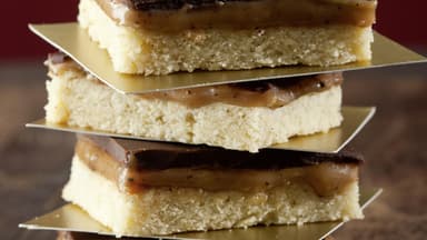 Shortbread mit Karamell-Schoko-Topping
