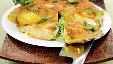 Rezept: Spanische Kartoffeltortilla