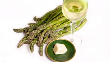 Spargel und Wein 