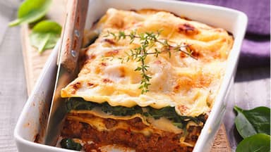 Spinat-Lasagne