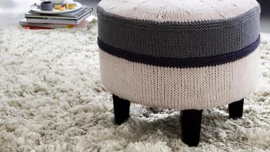 Strickbezug für Hocker