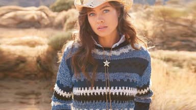 Strickpulli im Jacquardmuster
