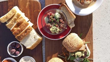 Tatar, Burger und Gambas