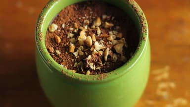 Kleiner Schokokuchen in der Tasse